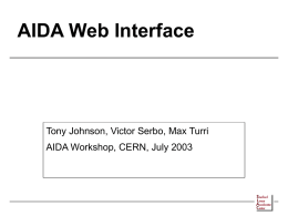 AIDA Web Interface