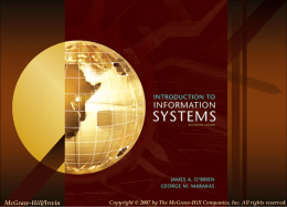 Intro to Information Systems