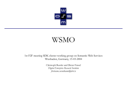 WSMO Standard