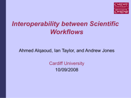 Interoperability between Scientific Workflows