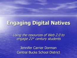 TRETC Engaging Digital Natives