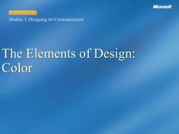 PowerPoint: Elements of Design
