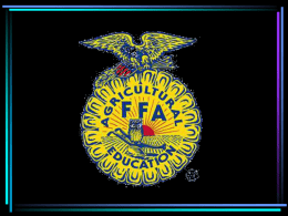 Selling Your FFA Chapter