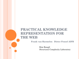 Practical Knowledge Representation for the Web