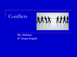 Conflicts