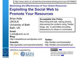 Exploiting the Social Web to Promote Your Resources