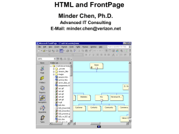 FrontPage 2000: Professional Web Site Development
