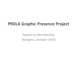 PRDLA Graphic Presence Project