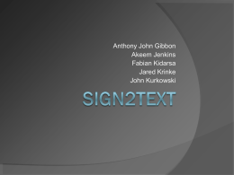 Sign2Text_srs_presentation