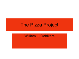 The Pizza Project - TechnologyInquiryEducation