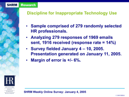 How are employees disciplined for inappropriate technology use at