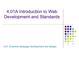 4.01A_Introduction_to_Web_Development_and_Standards