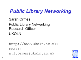 Public Library Networking