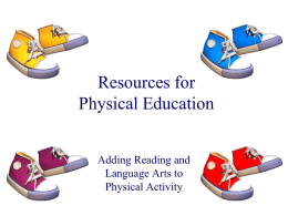 Resources for Physical Education - NKelleyCram
