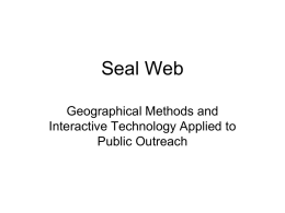 Field Trips - Introduction to Seal Web: A Comprehensive Learning