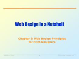 Chapter 3: Web Design Principles for Print Designers
