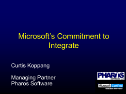 Microsoft`s Commitment to Integrate