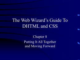 The Web Wizard`s Guide To JavaScript