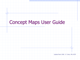 Concept Maps User Guide