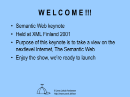The Semantic Web tutorial
