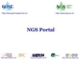 NGS Portal