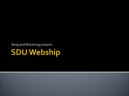 SDU Webship - rmseng.org