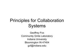 Principles for Collaboration Systems