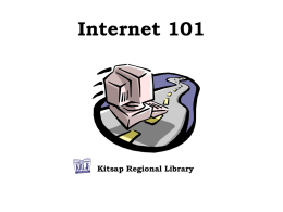 Internet 101 - Kitsap Regional Library
