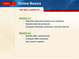 Chapter 3 Online Basics - McGraw Hill Higher Education