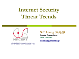 Security Threats to Internet and Data Protection
