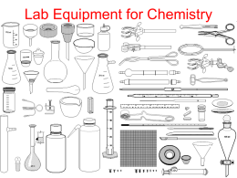 Lab Equipment for Chemistry