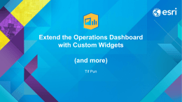 Extend Operations Dashboard?