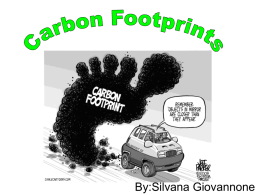 carbon fooootprint