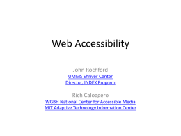 Web Accessibility PowerPoint Slides