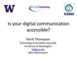 Is Your Digital Communication Accessible?
