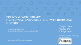 Personal Web Library - Symposium on Communicating Complex