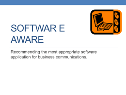 Lesson Slides Application Softwarex