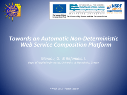 Towards an Automatic Non-Deterministic Web Service Composition