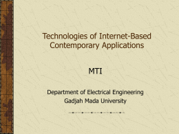 Technologies of Internet-Based Contemporary