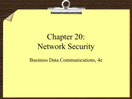 Business Data Communications 4e