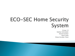 ECO-SEC Home Security System