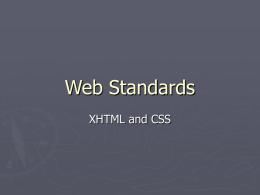 WebStandards