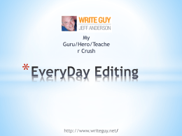 EveryDay Editing