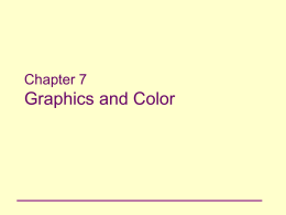 Graphics and Color