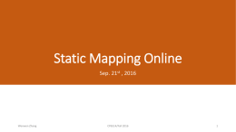 Static Mapping with HTML Lab