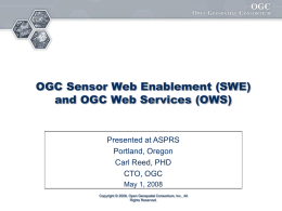 SPOT - OGC Portal - Open Geospatial Consortium