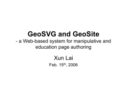 GeoSVG and GeoSite for Firefox 1.5
