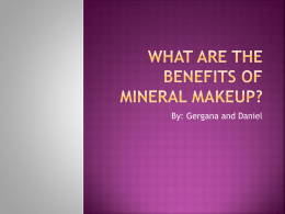 What are the benefits of mineral makeup?