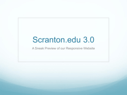 May 2013 - CMS Scranton.edu 3.0