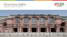 DirectionsEmea 2015 - Usefull Web Servicesx
